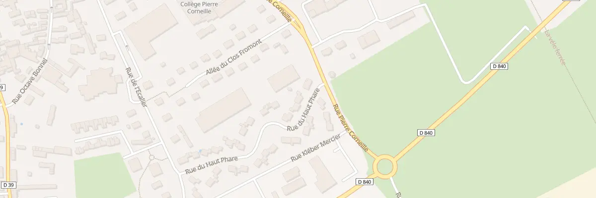 Plan du 4 Rue du Haut Phare au Neubourg