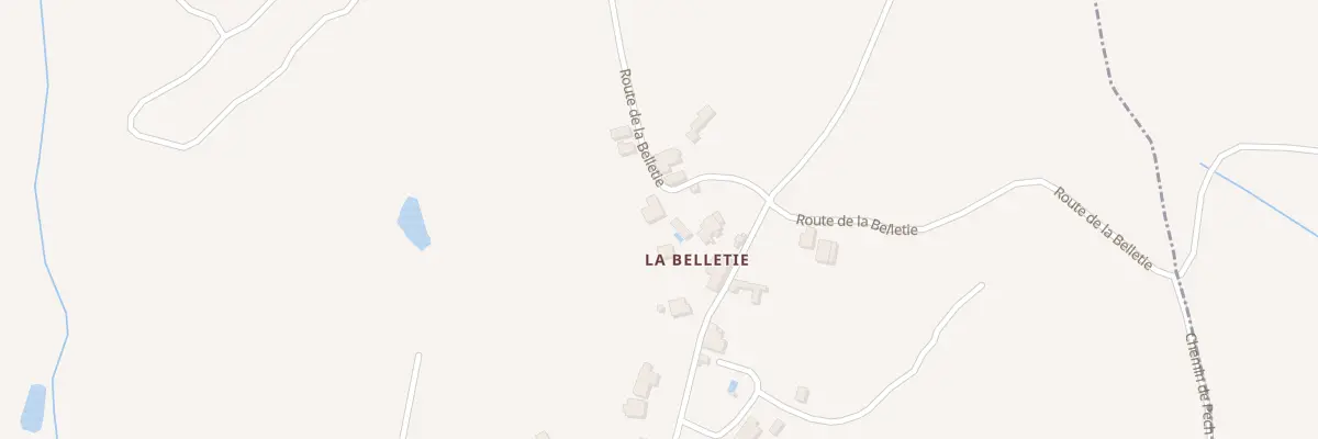 Plan du 5084 La Belletie à Saint-Amans-du-Pech