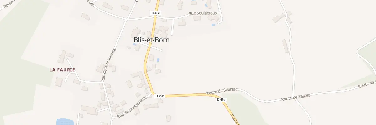 Plan du 2685 Rte de Born à Bassillac et Auberoche