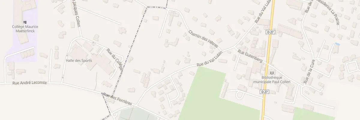 Plan du 28 Rue du Val Lubin à Luneray