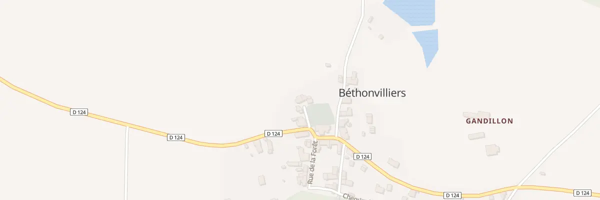Plan du 3 Imp des Prés à Béthonvilliers