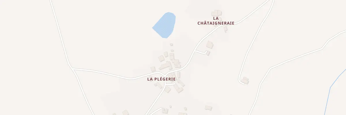 Plan du 8 La Plegerie à Montrollet