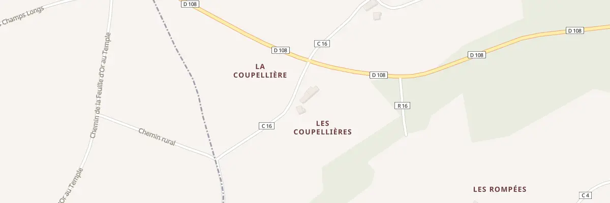 Plan du 3 Les Coupellières à Sasnières