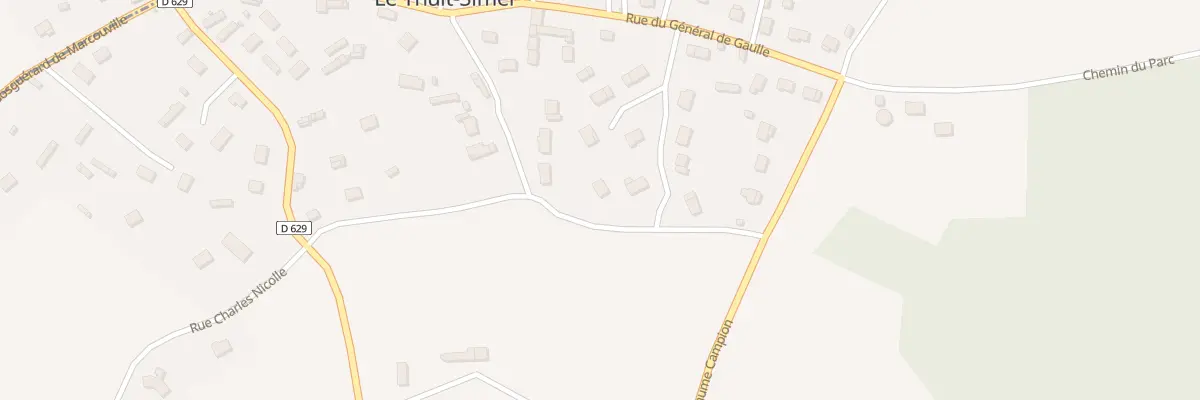Plan du 7 Rue Louis Pasteur au Thuit de l’Oison