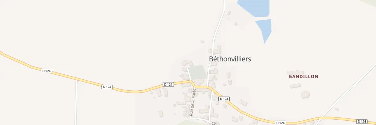 Plan du 3A Imp des Prés à Béthonvilliers