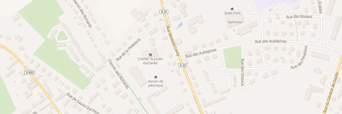 Plan du 217 Rue Modeste Leroy à Breteuil