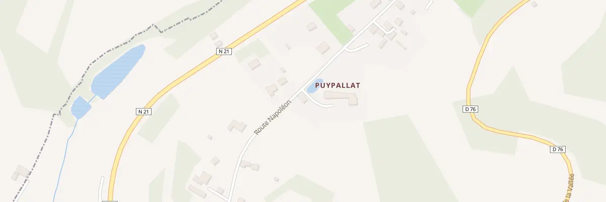 Plan du 633 Rte Napoléon à Eyzerac