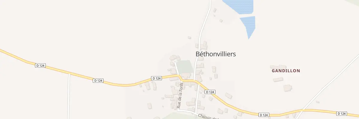 Plan du 2 Imp des Prés à Béthonvilliers