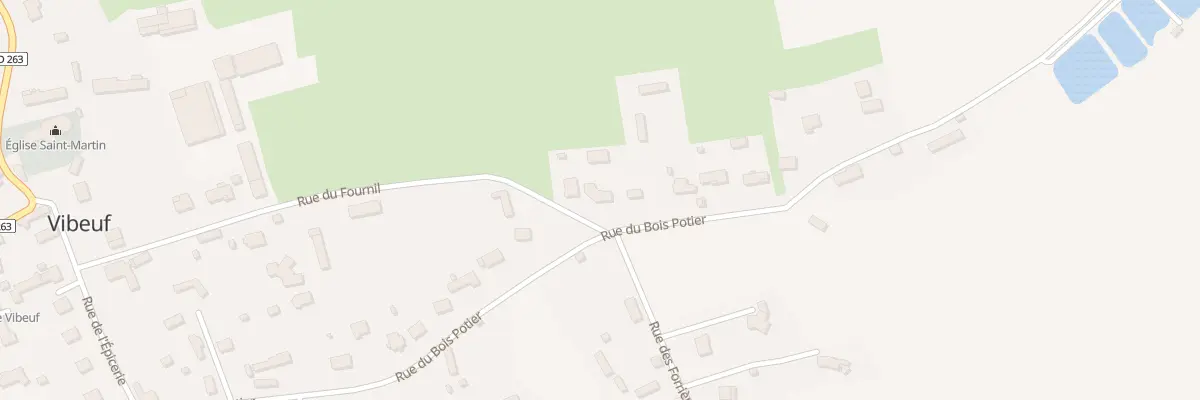 Plan du 421 Rue du Fournil à Vibeuf