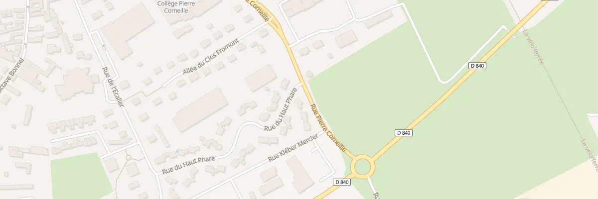 Plan du 14 Rue Pierre Corneille au Neubourg