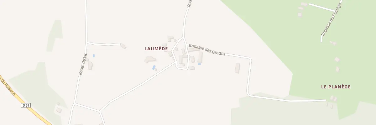 Plan du 275 Rte de Laumède à Saint-Chamassy
