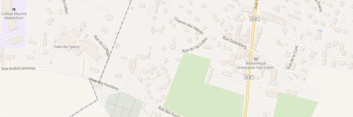 Plan du 25 Rue du Val Lubin à Luneray