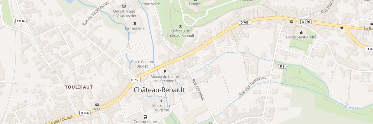 Plan du 3 Rue Michelet à Château-Renault