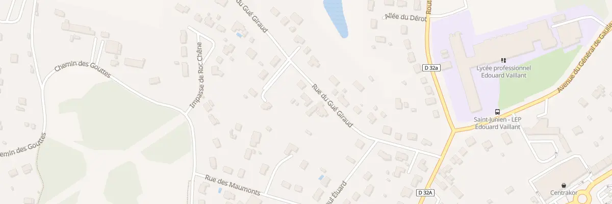 Plan du 3B Rue du Gue Giraud à Saint-Junien