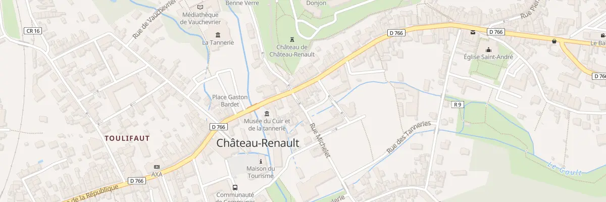 Plan du 3B Rue Michelet à Château-Renault