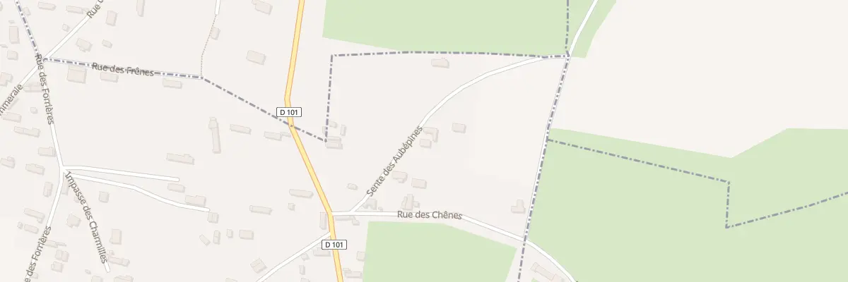 Plan du 8 Sen des Aubepines à La Gaillarde