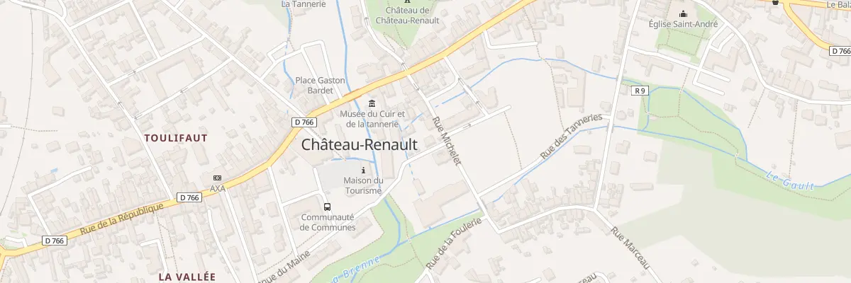 Plan du 12 Rue Michelet à Château-Renault