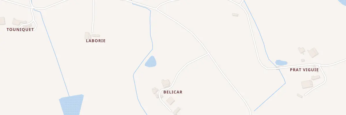 Plan du 5021 Belicar à Valeilles