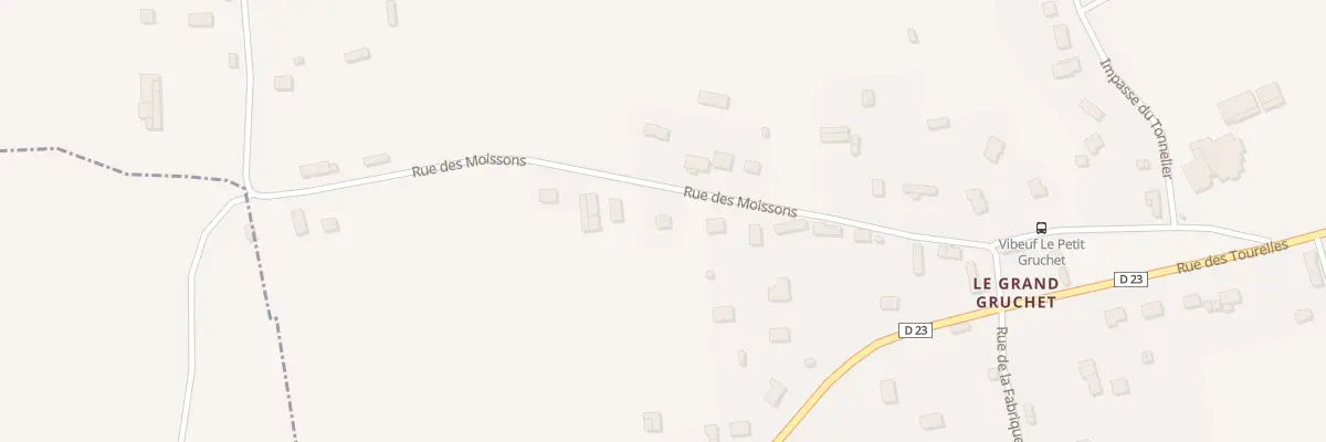 Plan du 1684 Rue des Moissons à Vibeuf