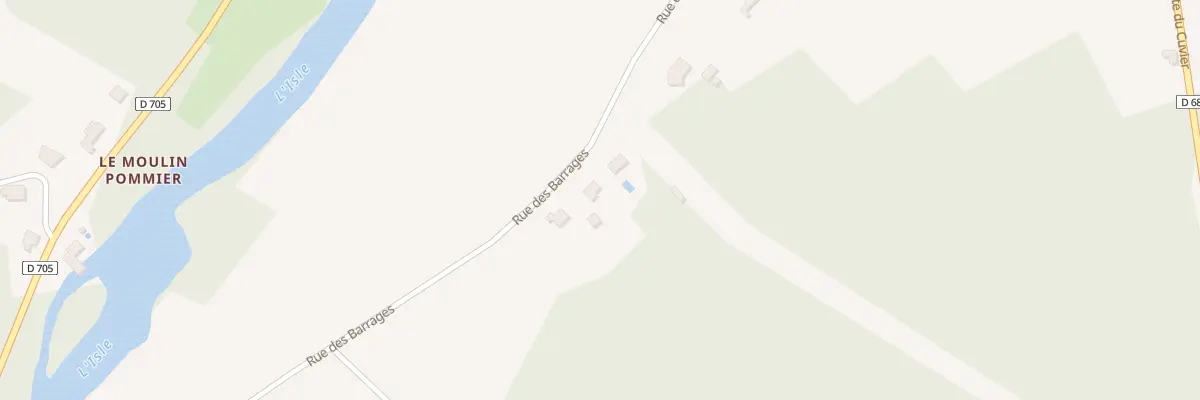 Plan du 635 Rue des Barrages à Savignac-les-Églises