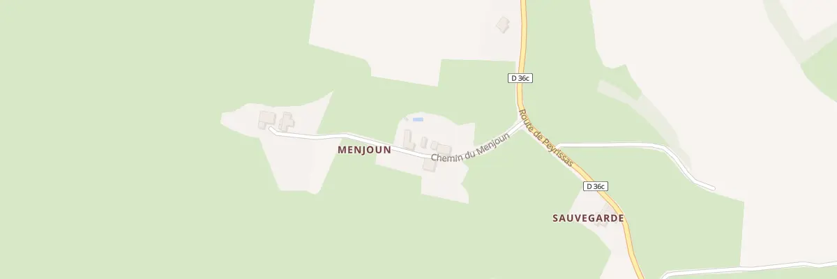 Plan du 6 Menjoun à Benque