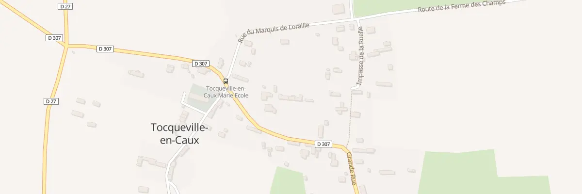 Plan du 393 Grande Rue à Tocqueville-en-Caux
