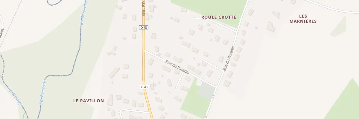 Plan du 26 Rue du Paradis à Neuville-sur-Brenne
