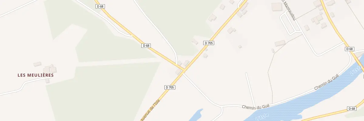 Plan du 286 Av de l’Isle à Savignac-les-Églises