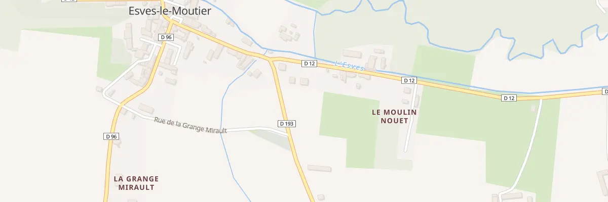Plan du 2 Rue de Betz à Esves-le-Moutier