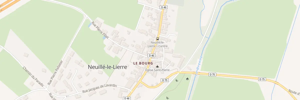 Plan du 10 Rue de la République à Neuillé-le-Lierre
