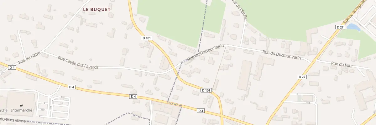 Plan du 25 Rue du Doc Varin à Luneray