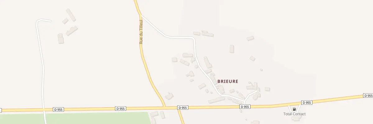 Plan du 18 Brieure à Vichères