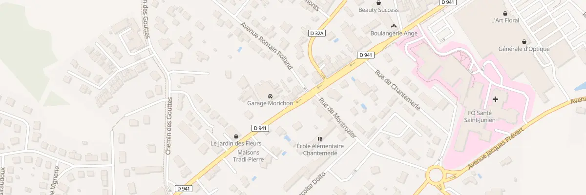 Plan du 81 Av Henri Barbusse à Saint-Junien