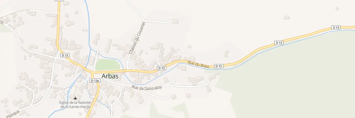 Plan du 19 Rue du Biasc à Arbas