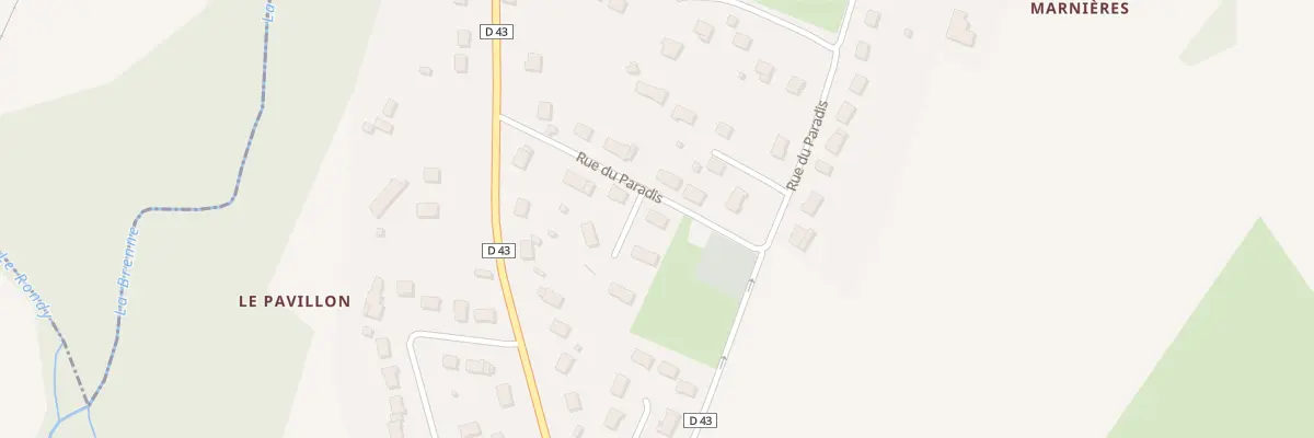 Plan du 6T Rue du Paradis à Neuville-sur-Brenne