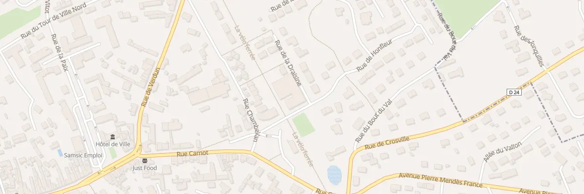 Plan du 7 Rue de Honfleur au Neubourg