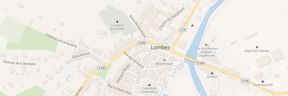 Plan du 17 Bd des Pyrénées à Lombez