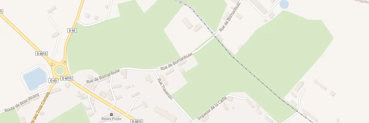 Plan du 244 Rue Bornambusc à Bouville