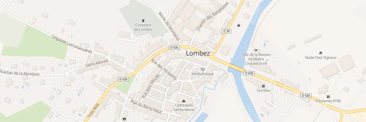 Plan du 5249 Rue des Greniers à Lombez