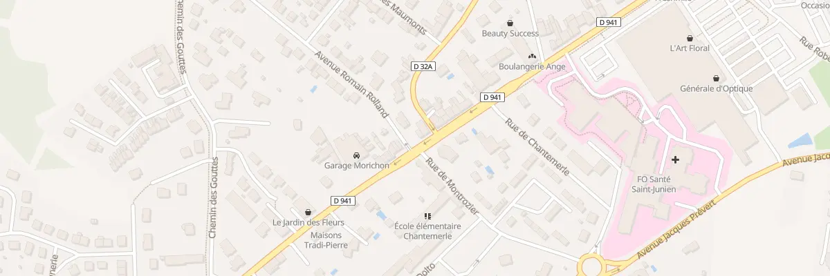 Plan du 89 Av Henri Barbusse à Saint-Junien
