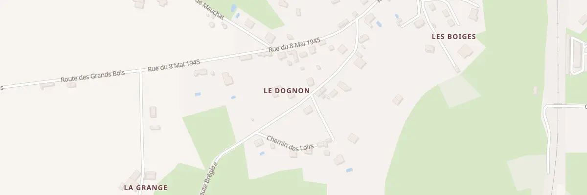 Plan du 192 Rte de la Haute Brégère à Thiviers