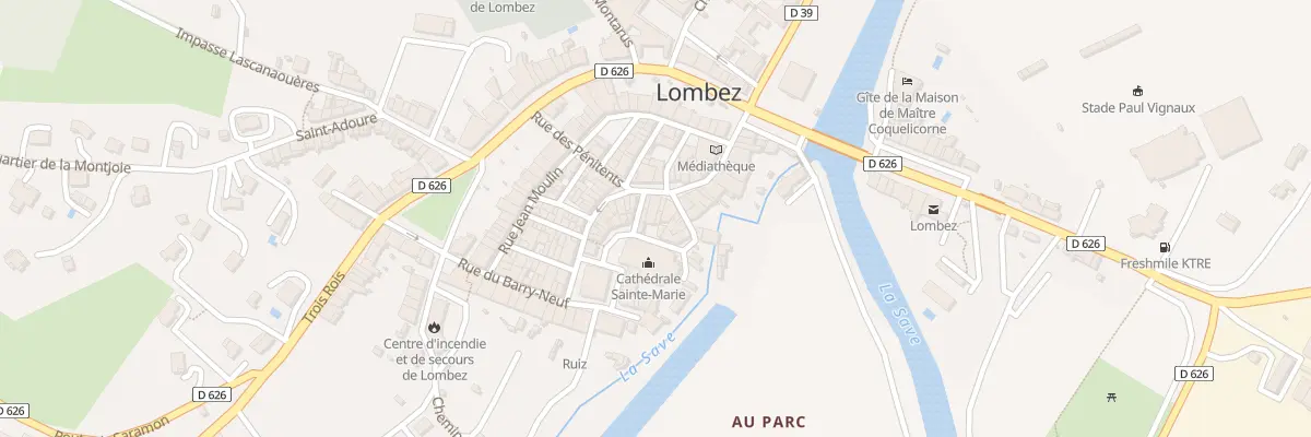 Plan du 3 Rue du Déversoir à Lombez
