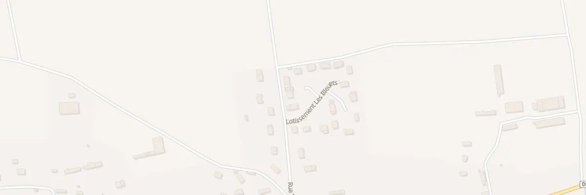 Plan du 2 Lot les Bleuets à Émanville
