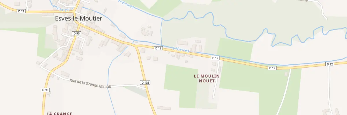 Plan du 1 Le Moulin Nouet à Esves-le-Moutier