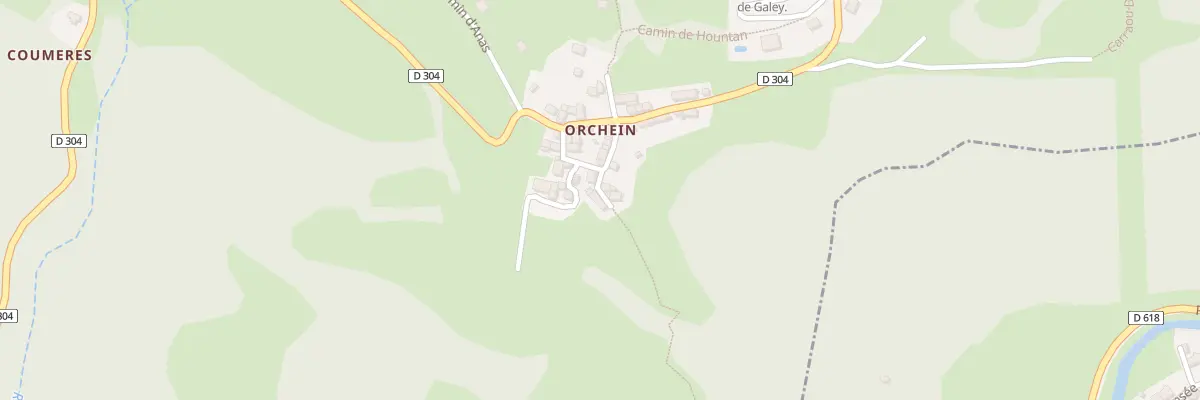 Plan du 136 Orchein à Galey
