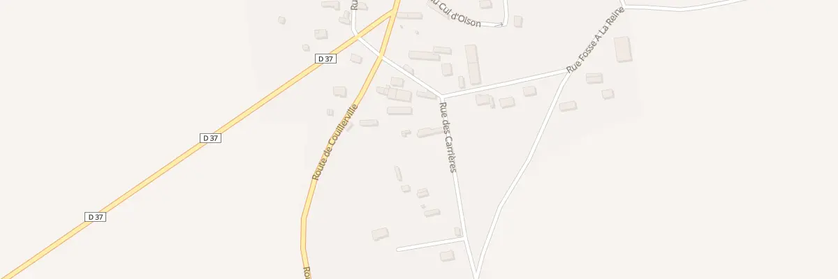 Plan du 2 Rue des Carrières à Émanville