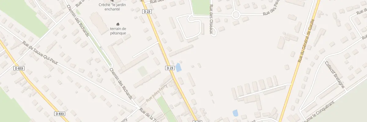 Plan du 44 Rue Modeste Leroy à Breteuil