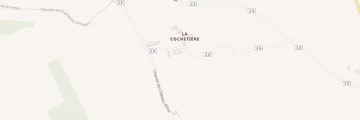 Plan du 311 Rte de la Cochetière à Fortan
