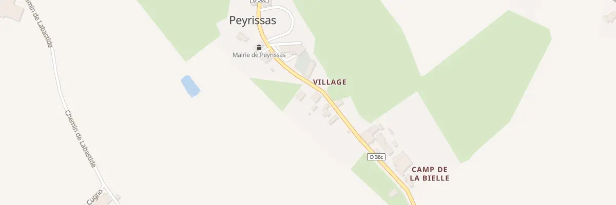 Plan du 16 Village à Peyrissas