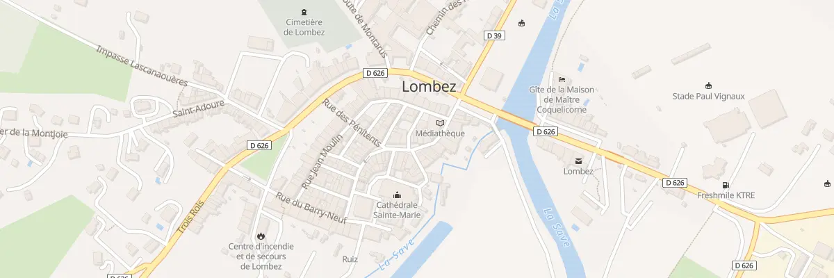 Plan du 7 Rue de la Glace à Lombez